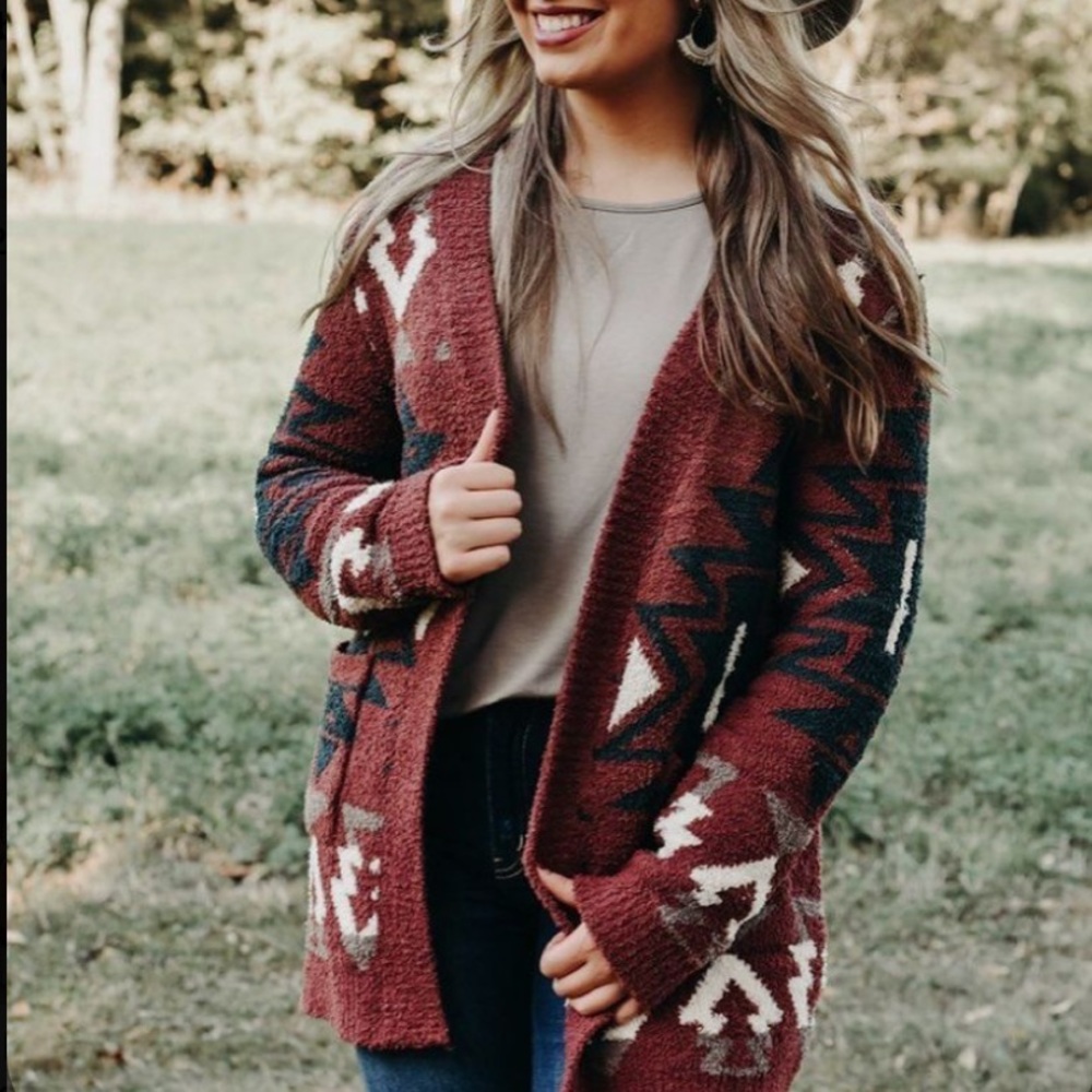 🔹New🔹 Tribal Western Boho Sweater - Picture 4 of 8